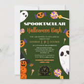 Spuk Halloween-Bash-Party von Boo Einladung (Vorderseite)