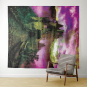 Spuk Halloween-Foto im Hintergrund Wandteppich (Beispiel (Horizontal))