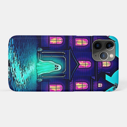 Spuk Halloween-Ghost-House-Design Case-Mate iPhone Hülle (Rückseite (Horizontal))