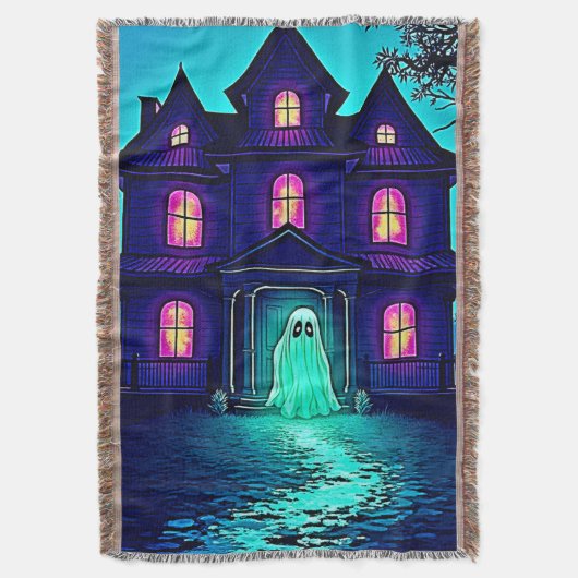 Spuk Halloween-Ghost-House-Design Decke (Vorderseite Vertikal)