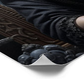 Spuk Halloween-Girl Poster (Ecke)