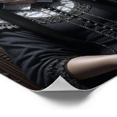 Spuk Halloween-Girl Poster (Ecke)