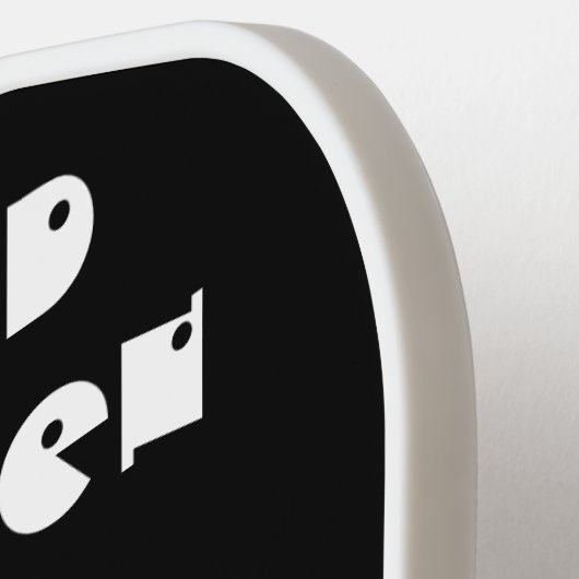 Spuk Halloween Gothic Skull Spider Web Pickleball Schläger (Linke Seite)