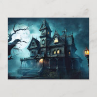 Spuk Halloween-Haus nach Mitternacht