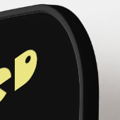 Spuk Halloween-Hexe Vollmond-Totenbaum Pickleball Schläger (Linke Seite)