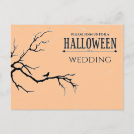 Spuk Halloween-Hochzeit Postkarte