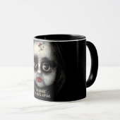 Spuk Halloween-Horror der Creepy-Puppe Tasse (VorderseiteRechts)