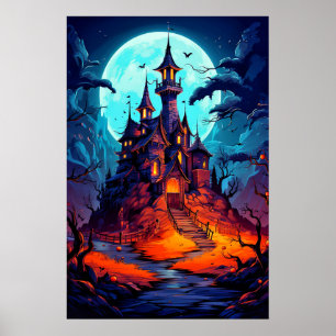Spuk Halloween-House Poster