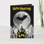 Spuk Halloween Karte (Vorderseite)