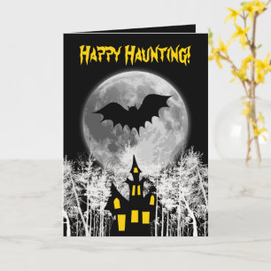 Spuk Halloween Karte