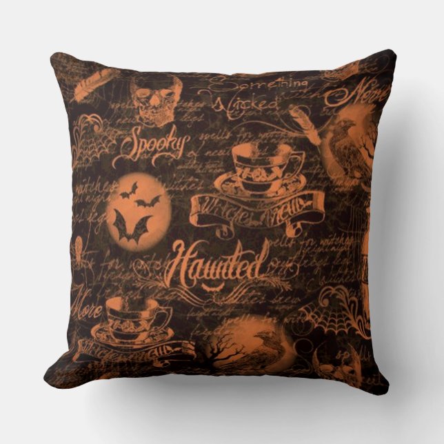 Spuk Halloween Kissen (Vorderseite)