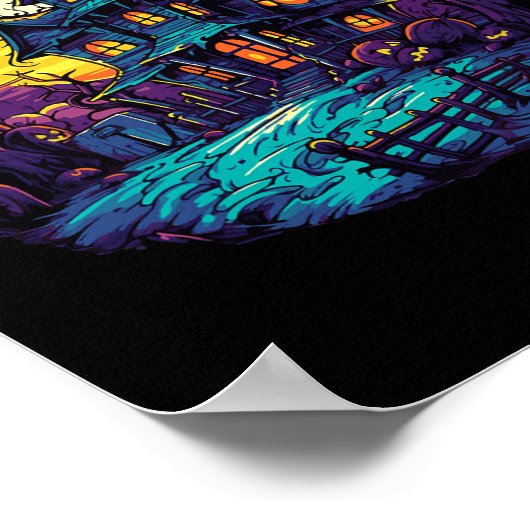 Spuk Halloween-Kostüm Poster (Ecke)