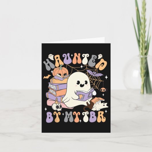 Spuk Halloween-Kostümgespenst Karte (Vorderseite)
