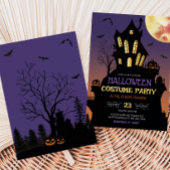Spuk Halloween-KostümParty Einladung