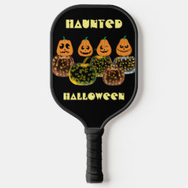 Spuk Halloween-Kürbislaternen fallen Pumpkins Pickleball Schläger