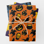 Spuk Halloween-Muster Geschenkpapier Set (Beispiel)