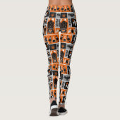 Spuk Halloween-Muster Leggings (Rückseite)