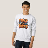 Spuk Halloween-Nacht mit Geistern Sweatshirt (Vorne ganz)