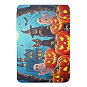 Spuk Halloween Night Design Badematte (Vorderseite Vertikal)