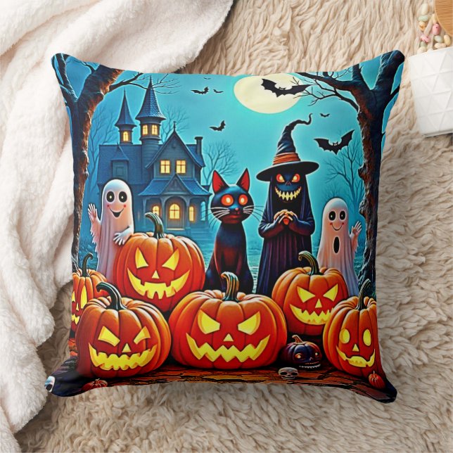 Spuk Halloween Night Design Kissen (Decke)