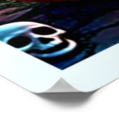 Spuk Halloween Night Design Poster (Ecke)