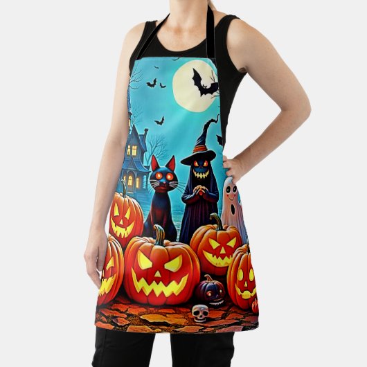 Spuk Halloween Night Design Schürze (InSitu)