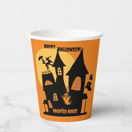 Spuk Halloween-Papier-Becher Pappbecher (Vorderseite)