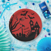 Spuk Halloween-Papierplatte Pappteller (Party)