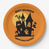 Spuk Halloween-Papierplatte Pappteller (Vorderseite)