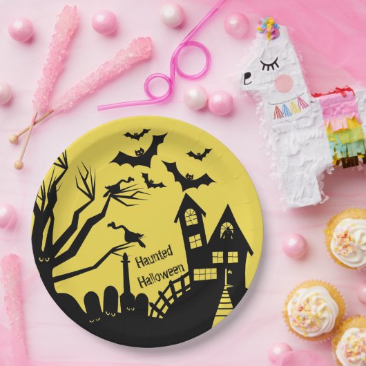 Spuk Halloween-Papierplatte Pappteller (Party)