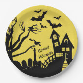 Spuk Halloween-Papierplatte Pappteller (Vorderseite)