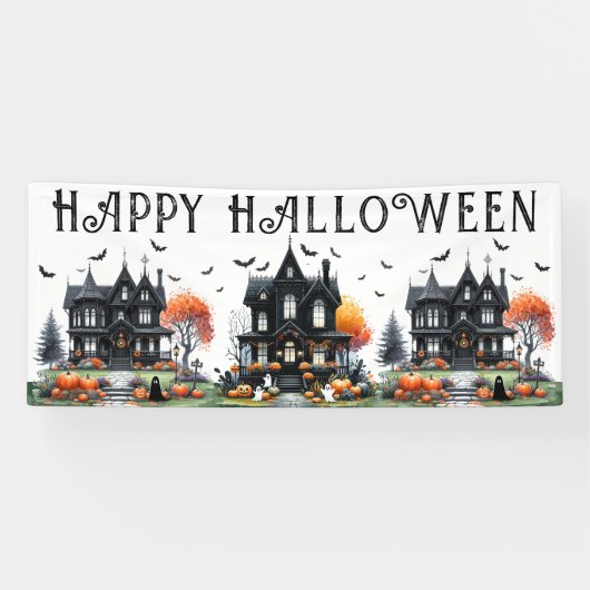 Spuk Halloween-Party Banner (Horizontal)