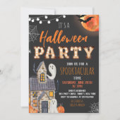 Spuk Halloween-Party Einladung (Vorderseite)