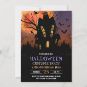 Spuk Halloween-Party Einladung (Vorderseite)