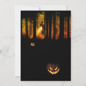 Spuk Halloween-Party Einladung (Rückseite)