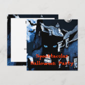 Spuk Halloween-Party Einladung (Vorne/Hinten)