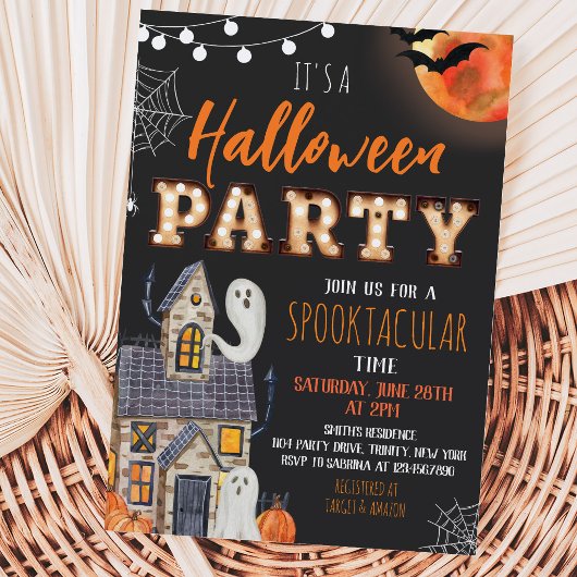 Spuk Halloween-Party Einladung