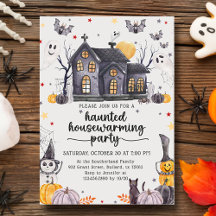 Spuk Halloween-Party Einladung