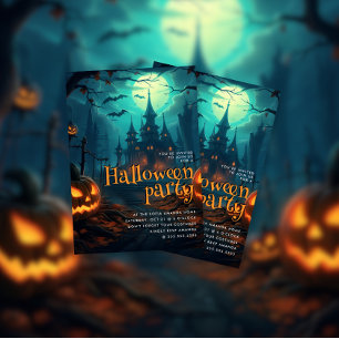 Spuk Halloween-Party Einladung