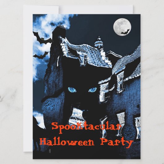 Spuk Halloween-Party Einladung (Vorderseite)