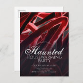 Spuk Halloween-Party Einladungspostkarte (Vorne/Hinten)