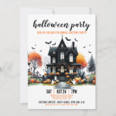 Spuk Halloween-Party für Erwachsene Einladung (Vorderseite)