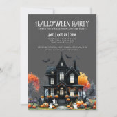 Spuk Halloween-Party für Erwachsene Einladung (Vorderseite)