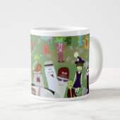Spuk Halloween-Party Jumbo-Tasse (Vorderseite Rechts)
