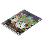 Spuk Halloween-Party Notizblock (Linke Seite)