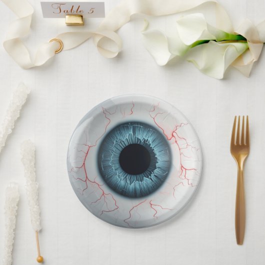 👁️ Spuk Halloween-Party! Pappteller (Hochzeit)