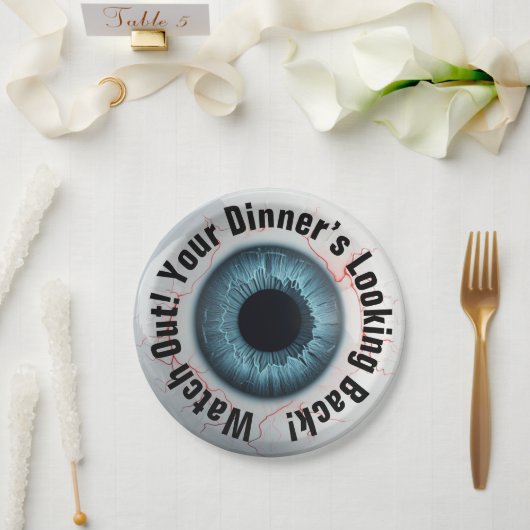 👁️ Spuk Halloween-Party! Pappteller (Hochzeit)