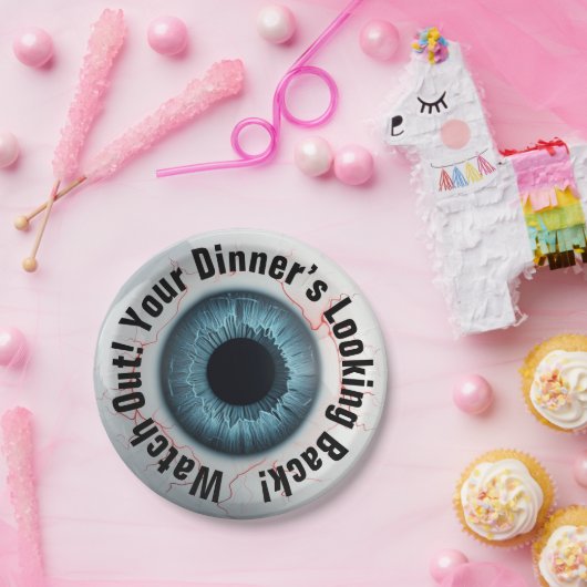 👁️ Spuk Halloween-Party! Pappteller (Party)