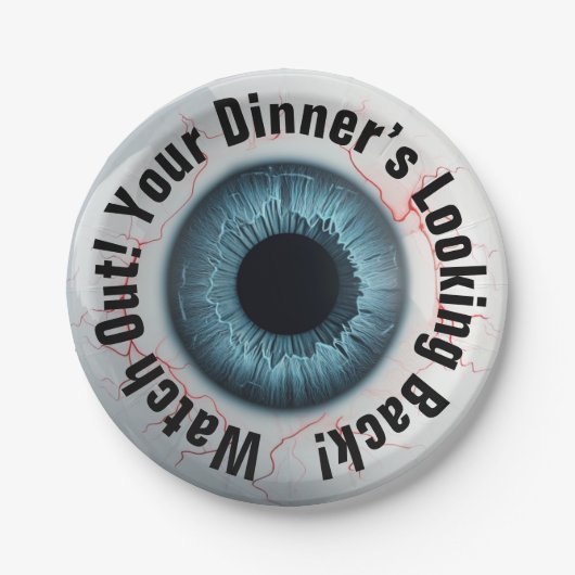 👁️ Spuk Halloween-Party! Pappteller (Vorderseite)