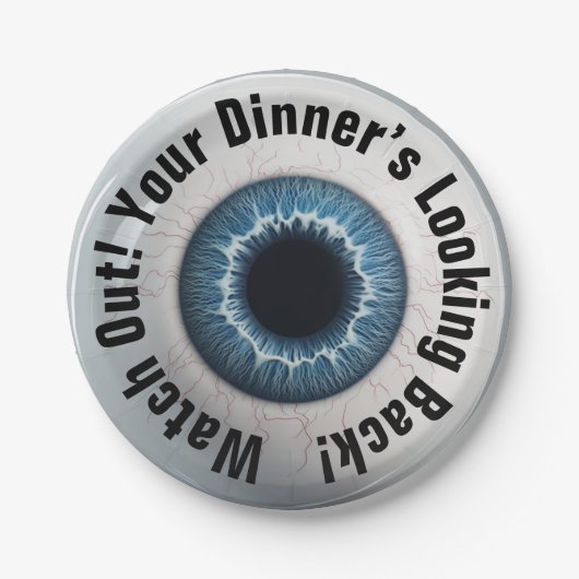 👁️ Spuk Halloween-Party! Pappteller (Vorderseite)